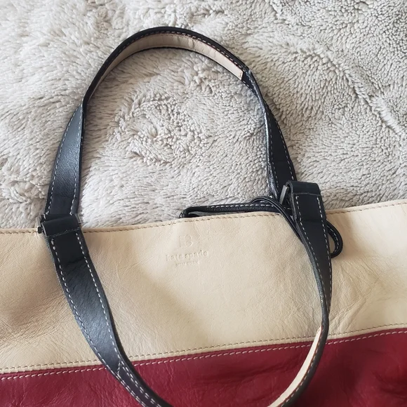 Kate Spade Tricolor Leather Tote Bag - Picture 12 of 16